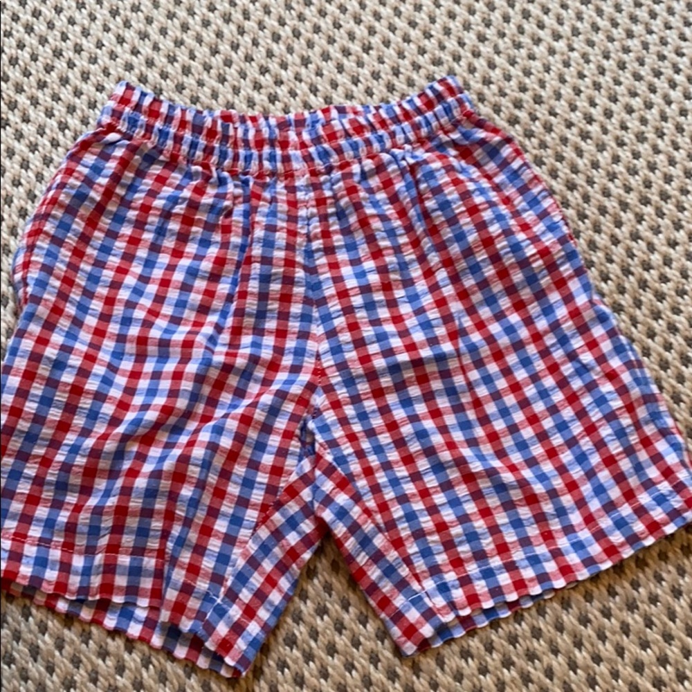 Red white & blue shorts